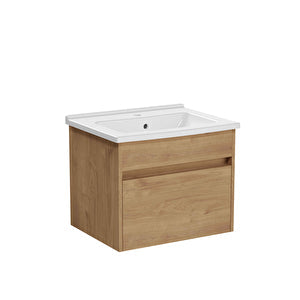 VitrA S50+ Badkameronderkast 60Cm, Goudkleurig eiken #variant_57380263035204