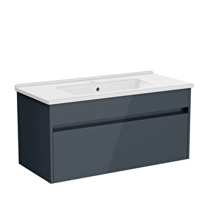 VitrA S50+ Badkameronderkast 100Cm, Helder antraciet #variant_57380262904132