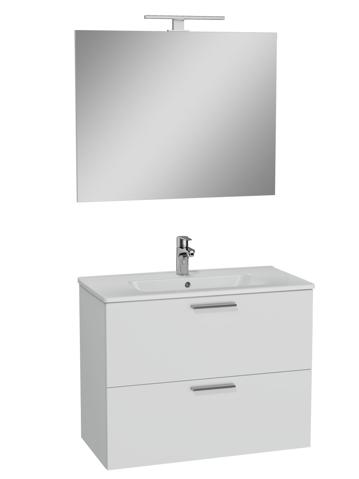 VitrA Mia Badkamermeubelset 80cm, Helder wit #variant_57380268671300