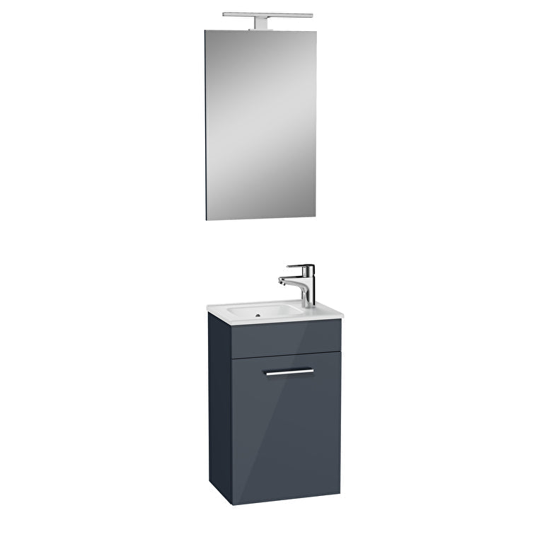 VitrA Mia Badkamermeubelset 40Cm, Helder antraciet #variant_57380268900676
