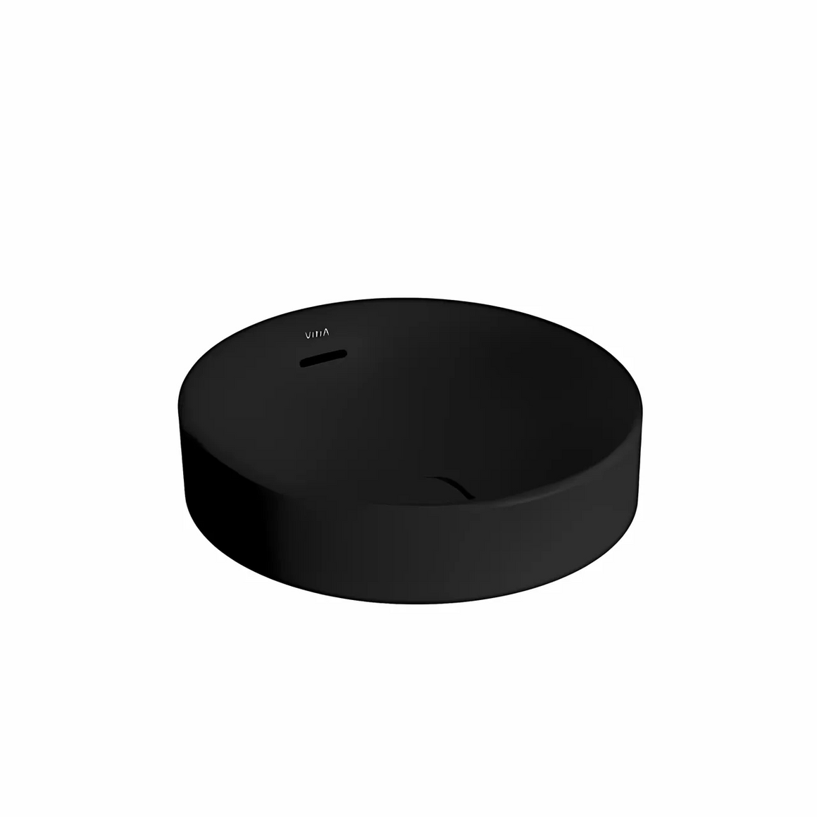VitrA Metropole Kom Rond Mat Zwart #variant_57380304093508
