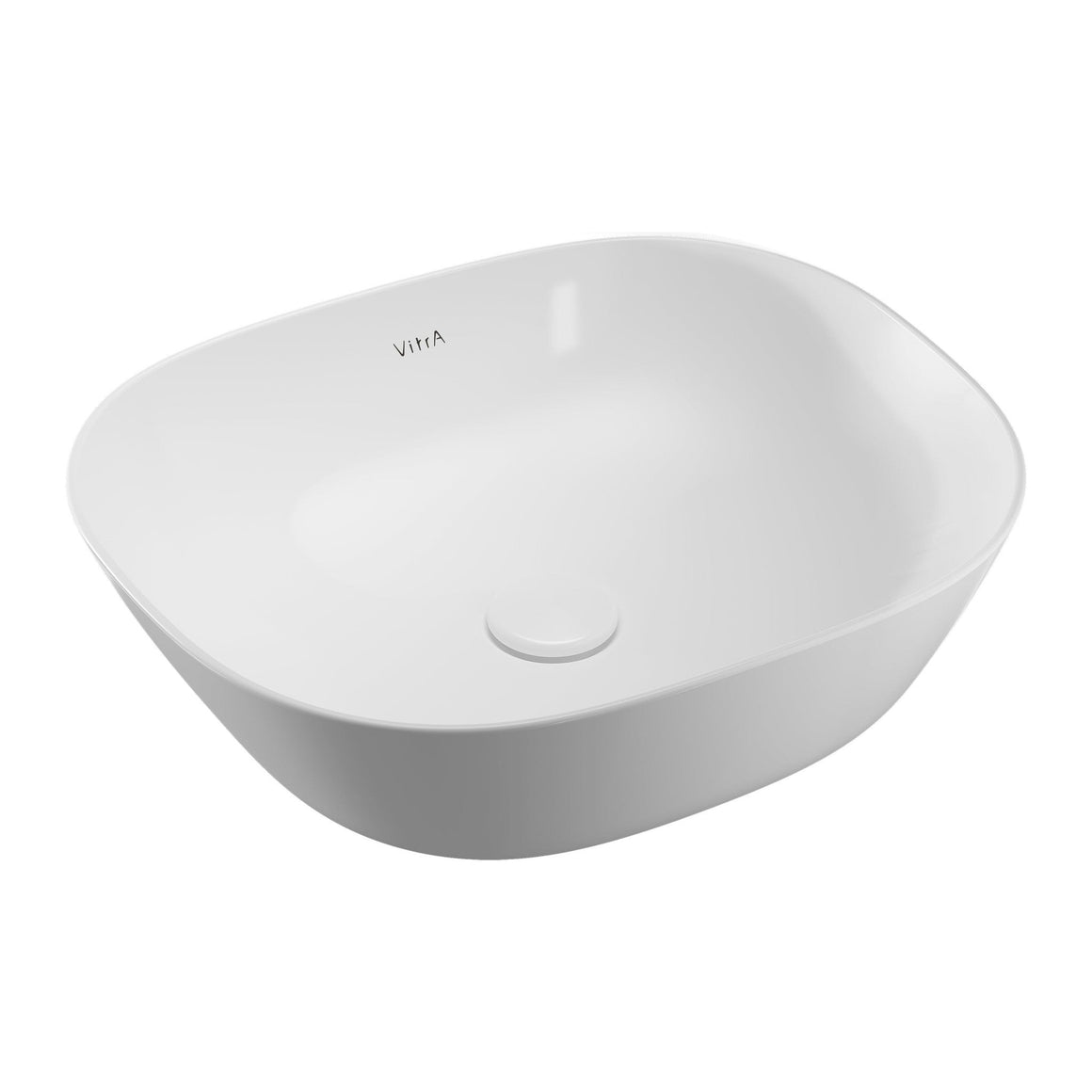 VitrA Plural Wastafel Vierkant, Mat Wit #variant_57380264313156