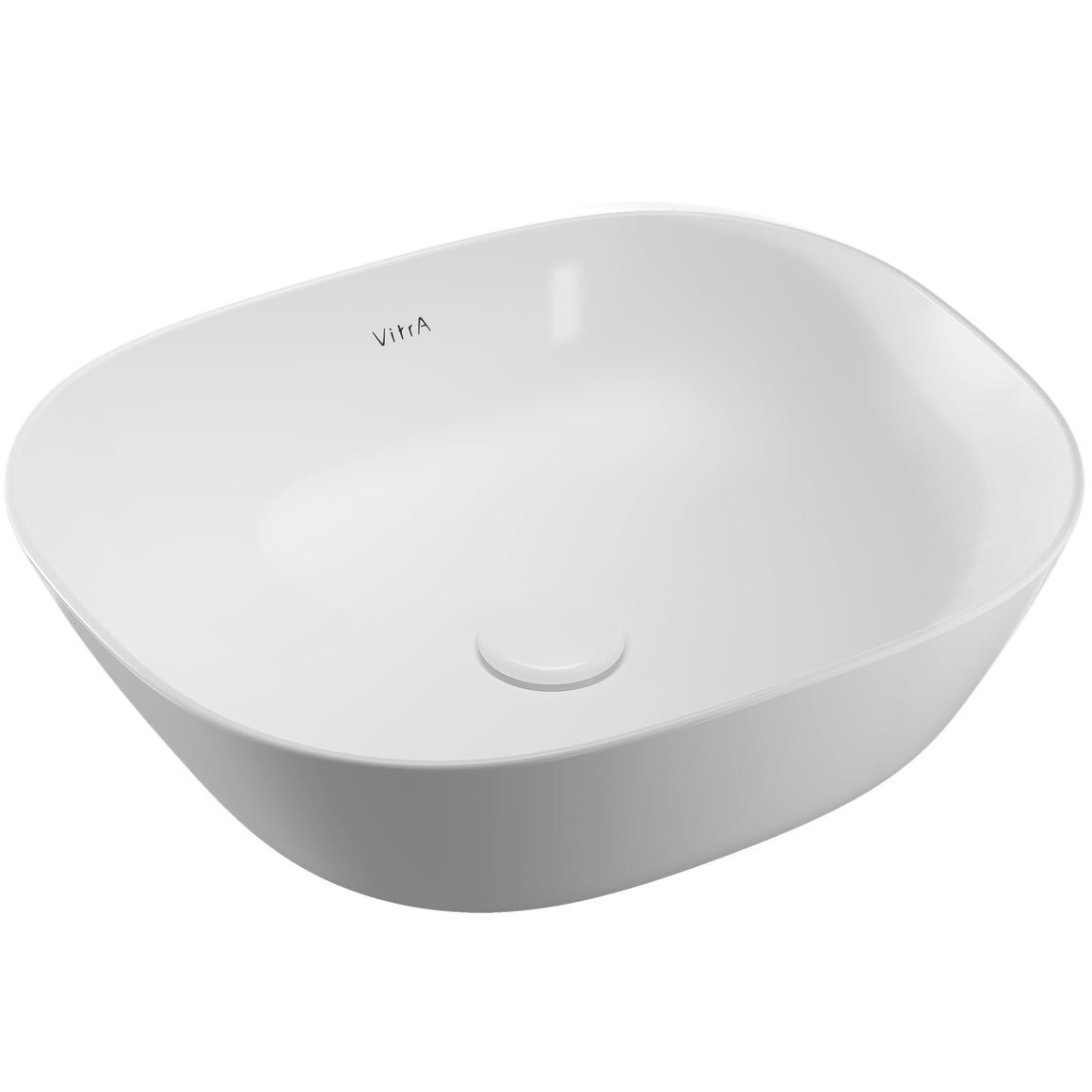VitrA Plural Wastafel Vierkant, Mat Wit #variant_57380264313156