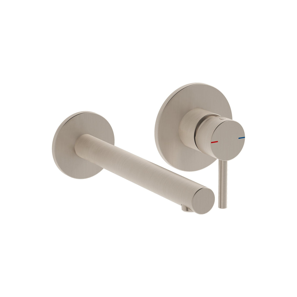 VitrA Origin Inbouw Wastafelkraan, Geborsteld Nikkel #variant_57380264640836