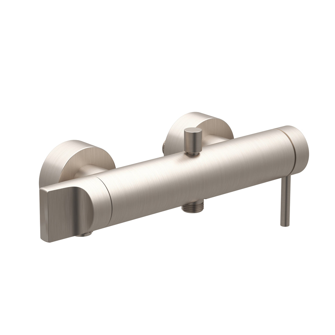VitrA Origin Douche/Bad Kraan, Geborsteld Nikkel #variant_57380268114244