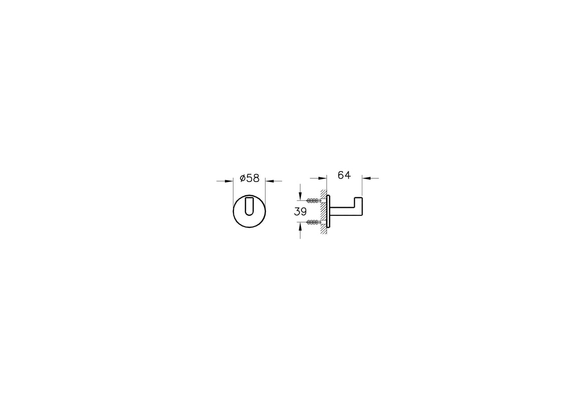 VitrA Origin Badjashaak – Technische tekening – A4488434 #variant_57380290003268