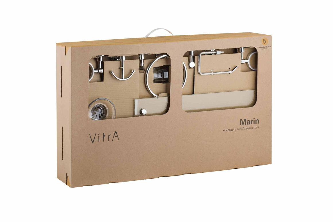 VitrA Marin Accessoireset Chroom #variant_57380293968196