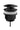 VitrA Origin Afvoerplug Mat Zwart #variant_57380291117380