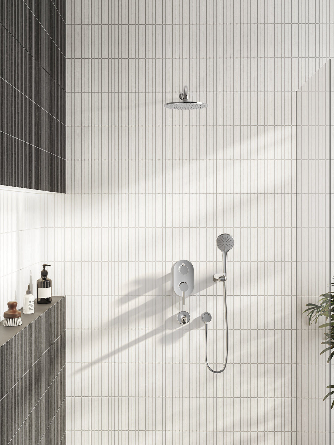 VitrA Rain L Hoofddouche – Gebruikssituatie – A45708WSA #variant_57380288364868
