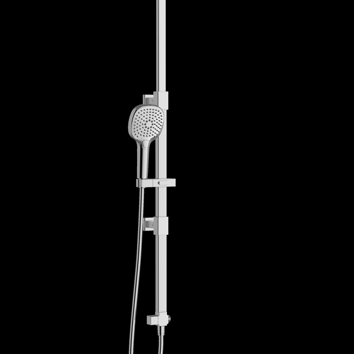 VitrA Bliss Square Douchekolom Chroom #variant_57380301078852