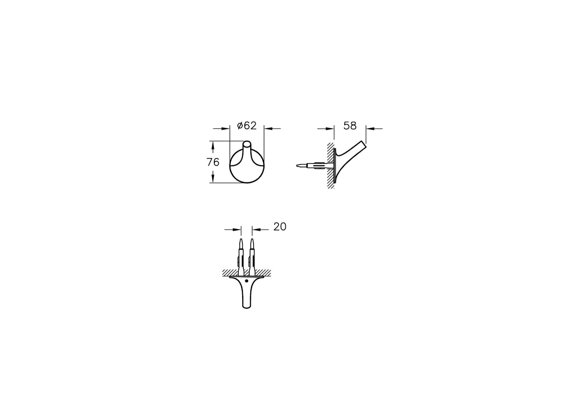VitrA Istanbul Badjashaak – Technische tekening – A48003 #variant_57380297998660