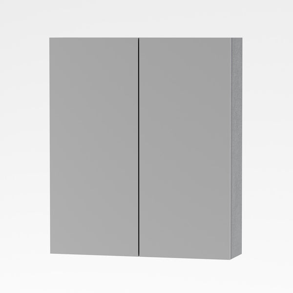 ALONI Sally Spiegelkast, 2 deuren (60X70CM) - Kleur Aluminium