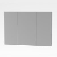 ALONI SALLY SPIEGELKAST, 3 DEUREN (100X70CM) - KLEUR ALUMINIUM