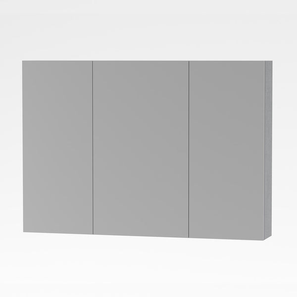 ALONI Sally Spiegelkast, 3 deuren (100X70CM) - Kleur Aluminium