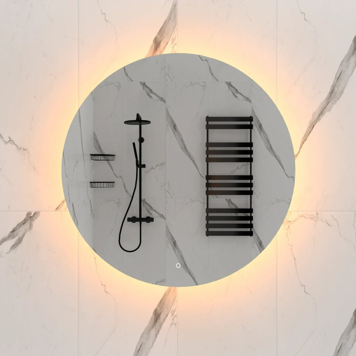 DutchLine Soul Round Luxe Indirecte LED Spiegel - 100