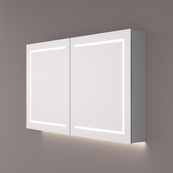 Hipp Design SPK 62000 spiegelkast met LED banen rondom en indirecte verlichting onder