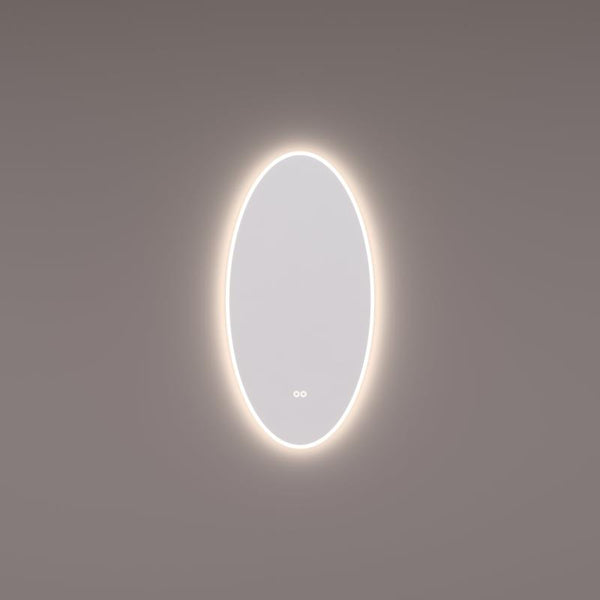 Hipp Design SPV 13801 ovale spiegel met directe en indirecte kleurenwissel verlichting en verwarming