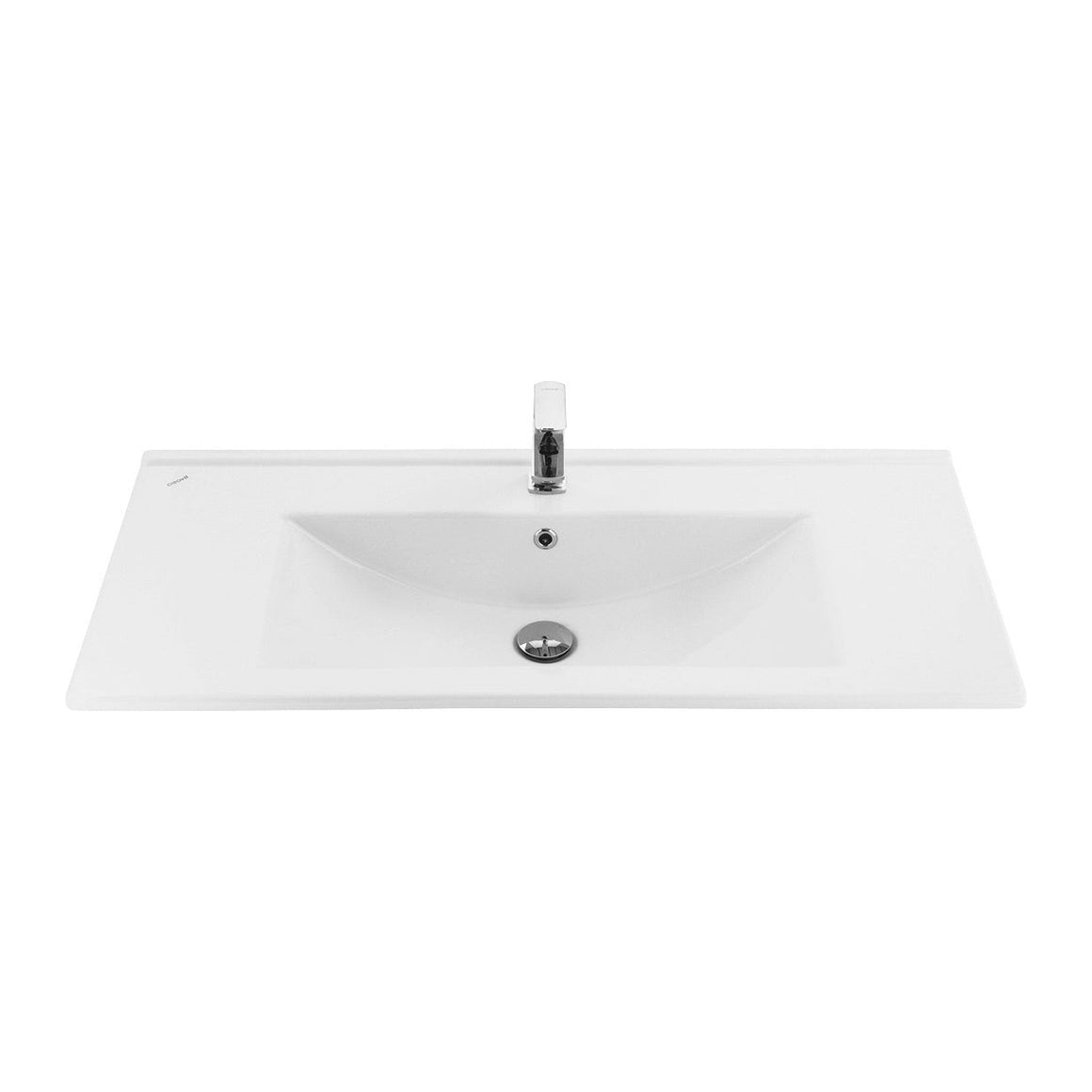 Creavit Su SU100 wastafel SU100-00CB00E-0000 glanzend wit - productfoto