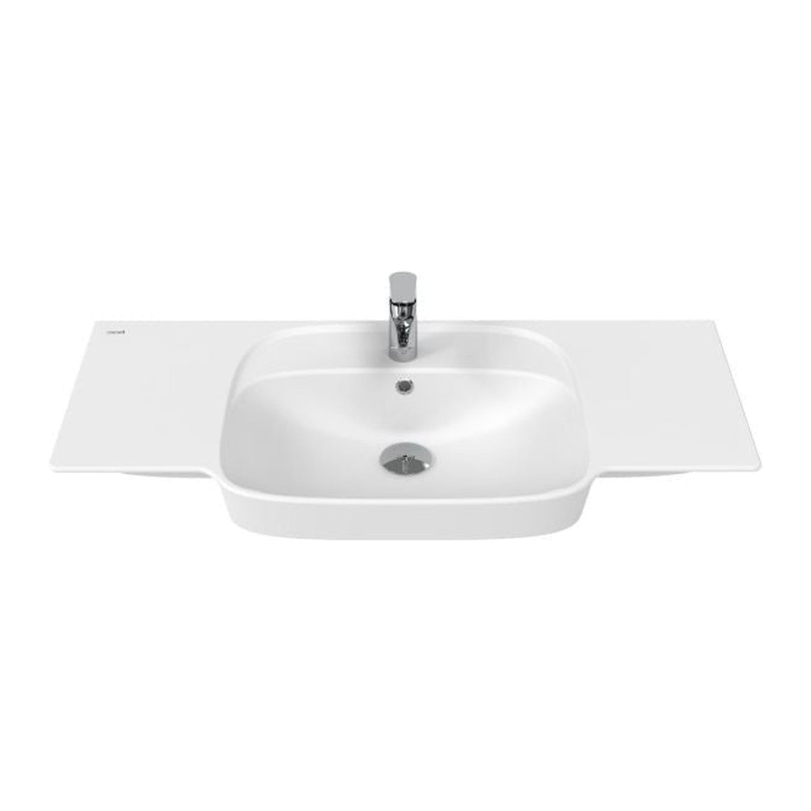 Creavit Saily SY100 wastafel SY100-00CB00E-0000 glanzend wit - productfoto