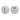 DutchLine WC Sluiting Rond – Chroom