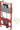 Teceprofil Wc-Inbouwframe met Uni-Spoelkast, Wandbevestiging en Geluidsisolatieset - Universeel - Bouwhoogte 1120 MM
