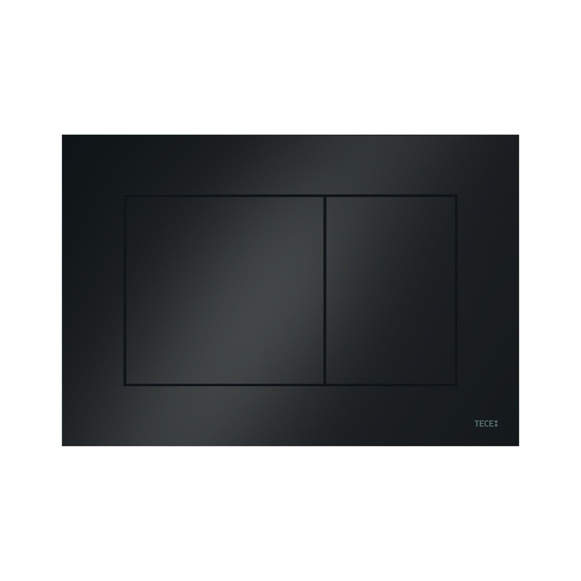TECE Now WC-bedieningsplaat voor douchespoeltechniek GLANZEND ZWART - productfoto