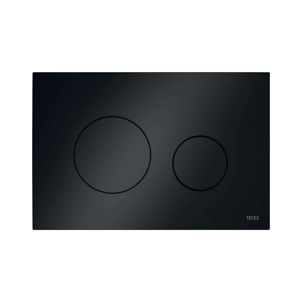TECE Loop WC-bedieningsplaat GLANZEND ZWART - productfoto
