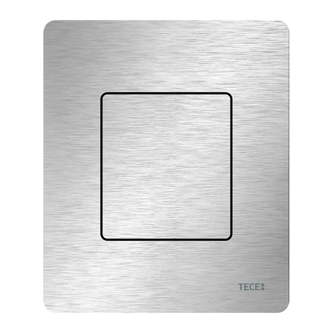 TECE Solid urinoirbedieningsplaat inclusief cartouche GEBORSTELD RVS - productfoto