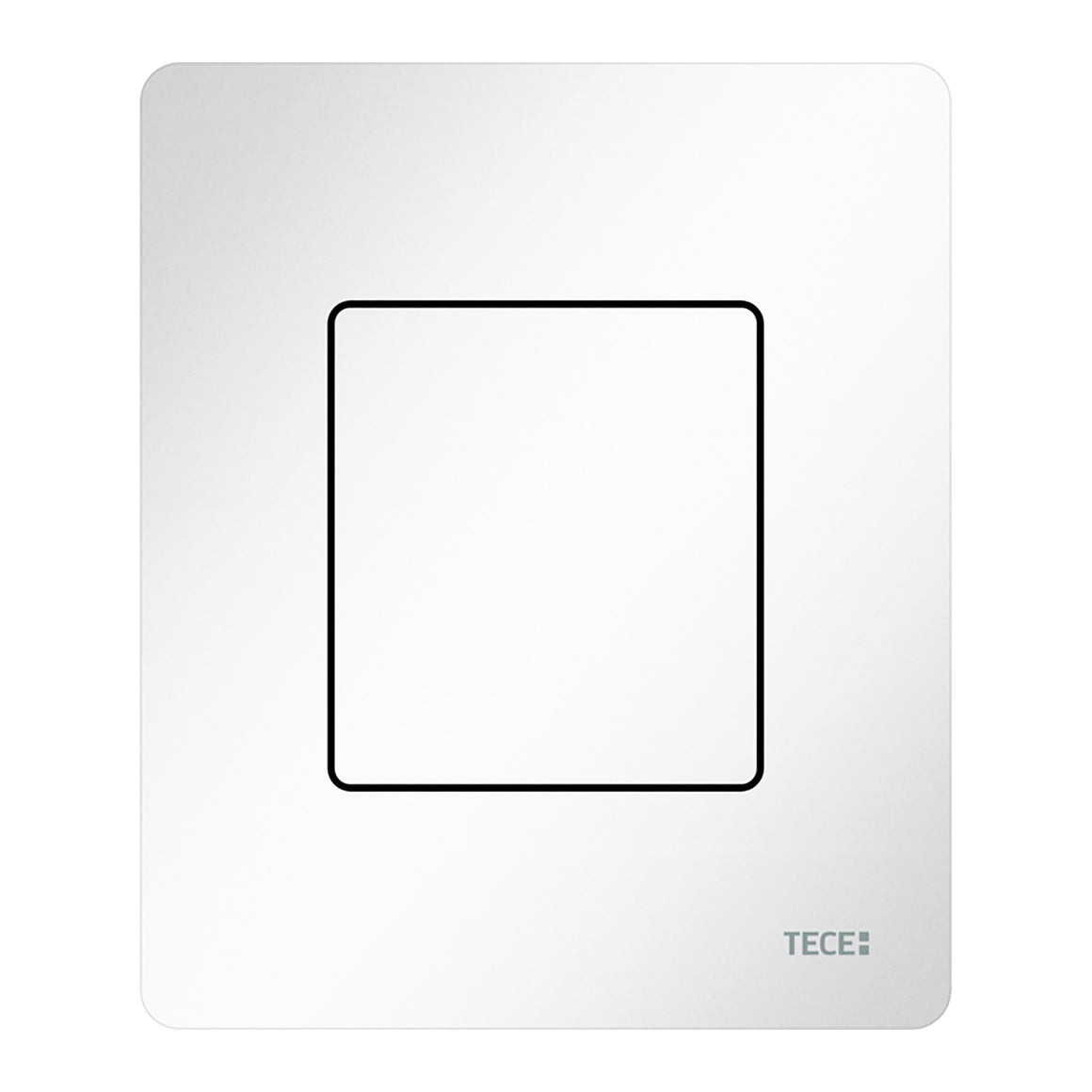 TECE Solid urinoirbedieningsplaat inclusief cartouche GLANZEND WIT - productfoto