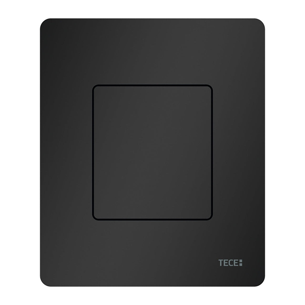 TECE Solid urinoirbedieningsplaat inclusief cartouche MAT ZWART - productfoto