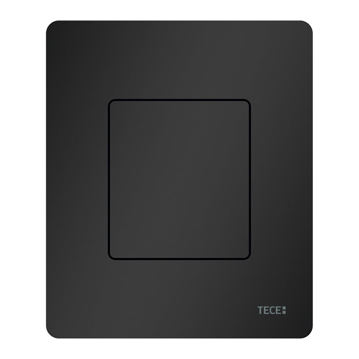 TECE Solid urinoirbedieningsplaat inclusief cartouche MAT ZWART - productfoto
