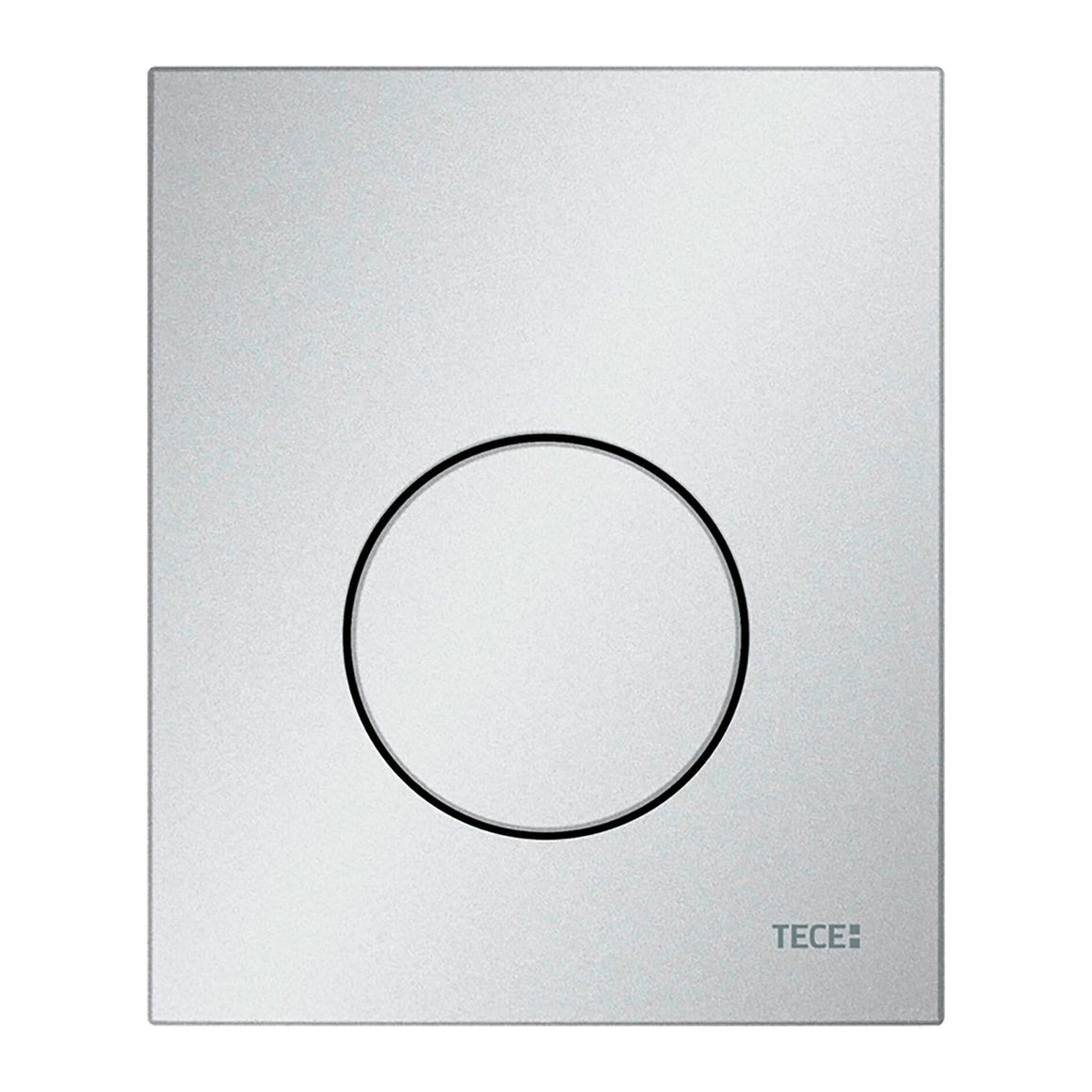 TECE Loop kunststof urinoirbedieningsplaat inclusief cartouche MAT CHROOM - productfoto