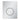 TECE Loop kunststof urinoirbedieningsplaat inclusief cartouche MAT CHROOM - productfoto