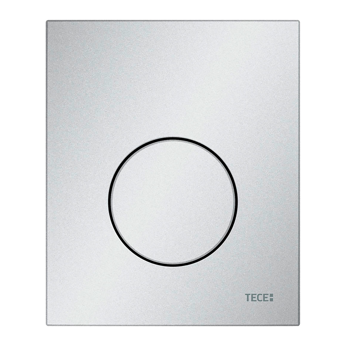 TECE Loop kunststof urinoirbedieningsplaat inclusief cartouche MAT CHROOM - productfoto