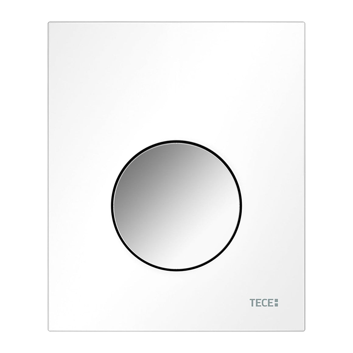 TECE Loop kunststof urinoirbedieningsplaat inclusief cartouche TOETS GLANZEND CHROOM - productfoto