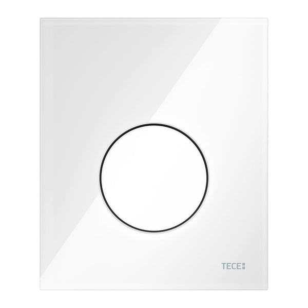 TECE Loop glazen urinoirbedieningsplaat inclusief cartouche