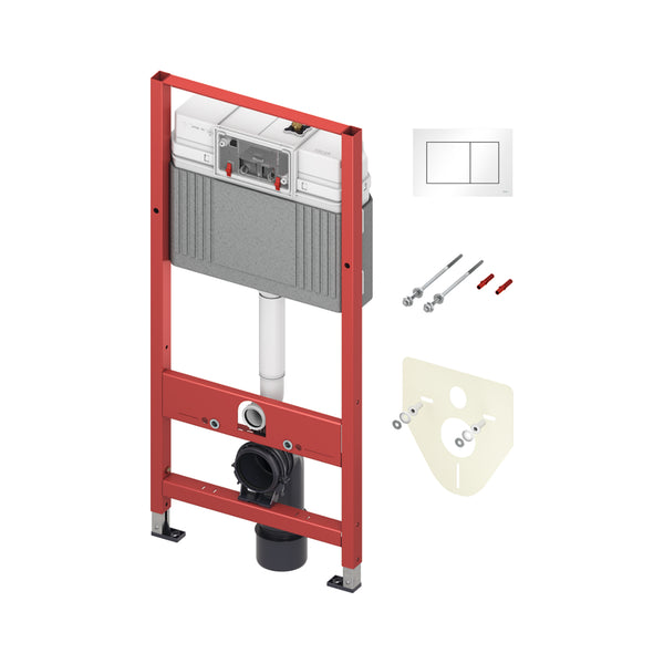 TECE Base Eco WC-inbouwframe met bedieningsplaat