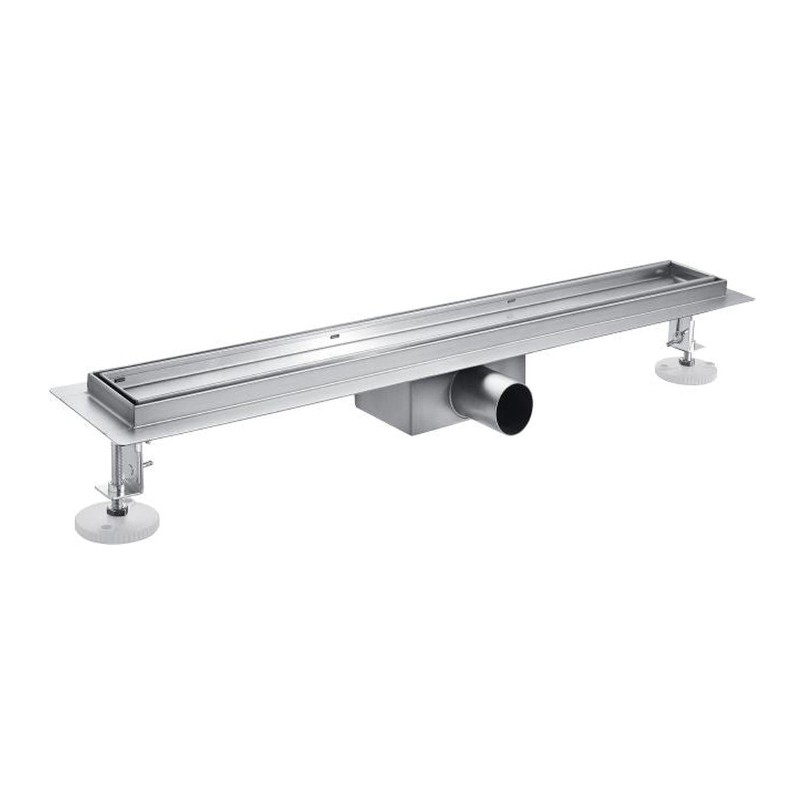 ALONI DOUCHEGOOT - MET TEGELROOSTER - 90 CM - GEBORSTELD RVS - detailafbeelding