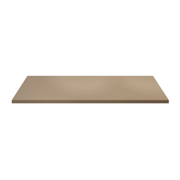 Aloni Wastafelblad - Zonder Kraan-EN Afvoergat - MDF - 118,4 × 2,5 × 45,5 cm - Zand