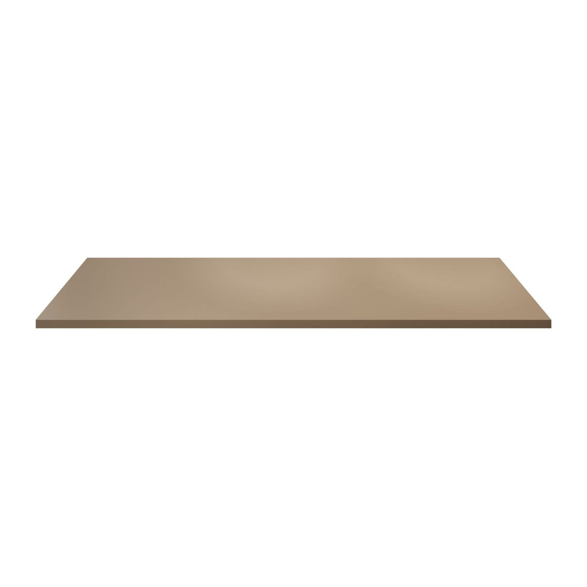ALONI WASTAFELBLAD - ZONDER KRAAN-EN AFVOERGAT - MDF - 152,4X2,5X45,5 CM - ZAND - productafbeelding