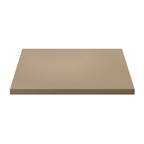 Aloni Wastafelblad - Zonder Kraan- EN Afvoergat - MDF - 56,4 × 2,5 × 45,5 cm - Zand