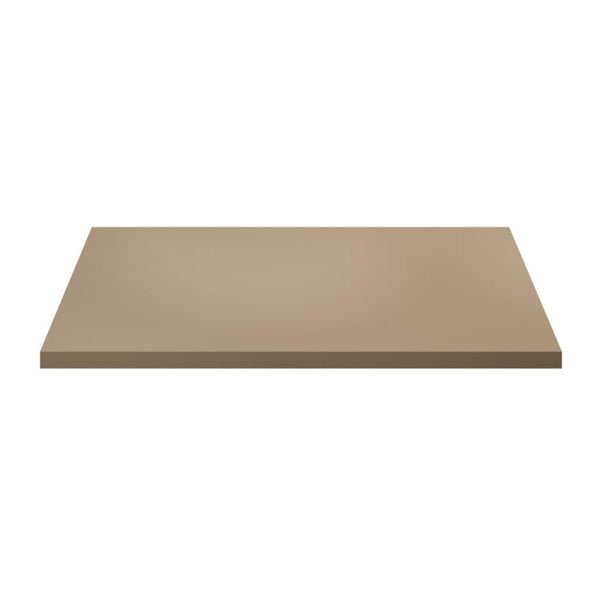 Aloni Wastafelblad - Zonder Kraan- EN Afvoergat - MDF - 76,4 × 2,5 × 45,5 cm - Zand