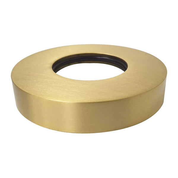Wiesbaden UniMatch sifon rozet 32 mm x 65 mm geborsteld messing PVD