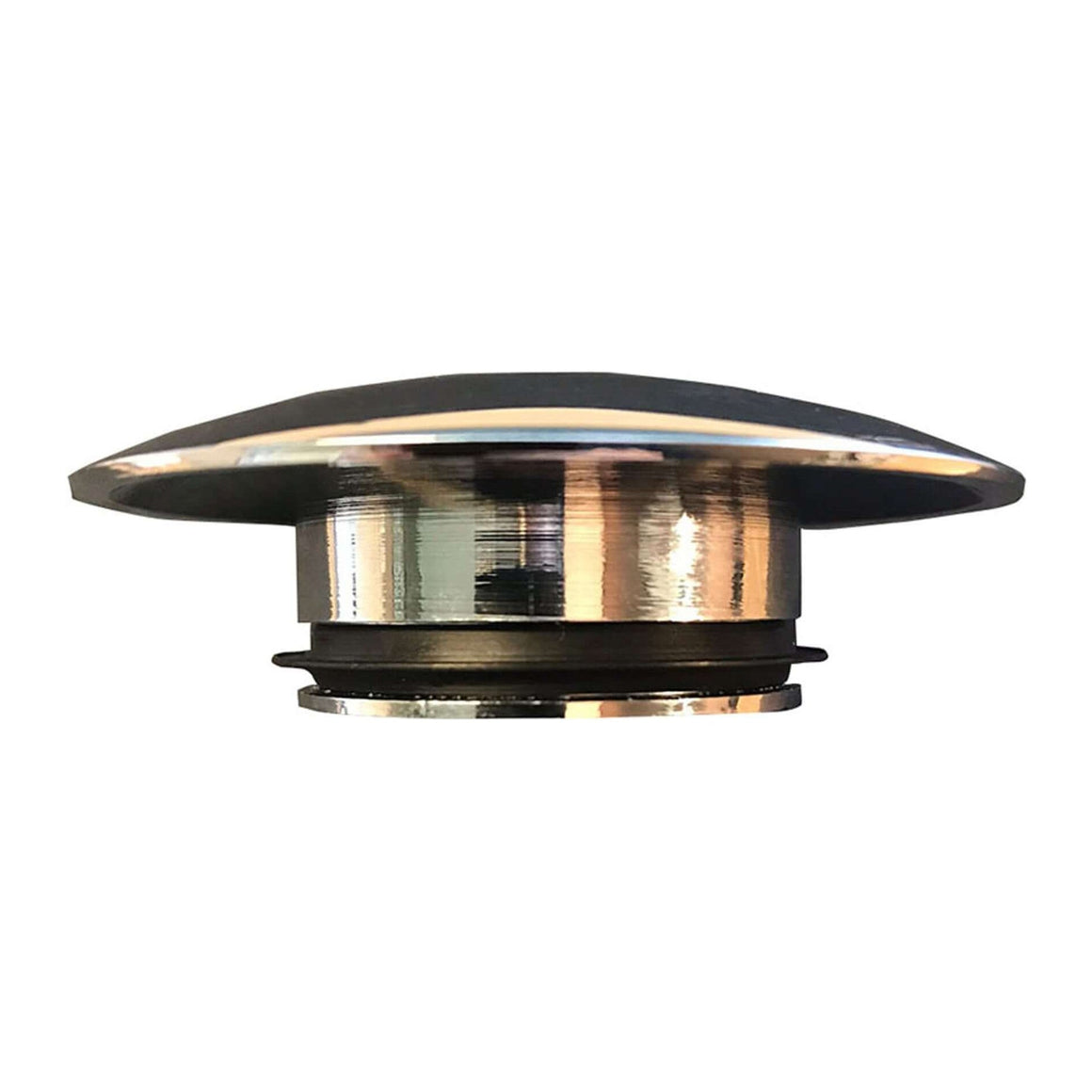 UniMatch afdekkap voor clickwaste afvoerplug 5/4" in chroom met afdichting