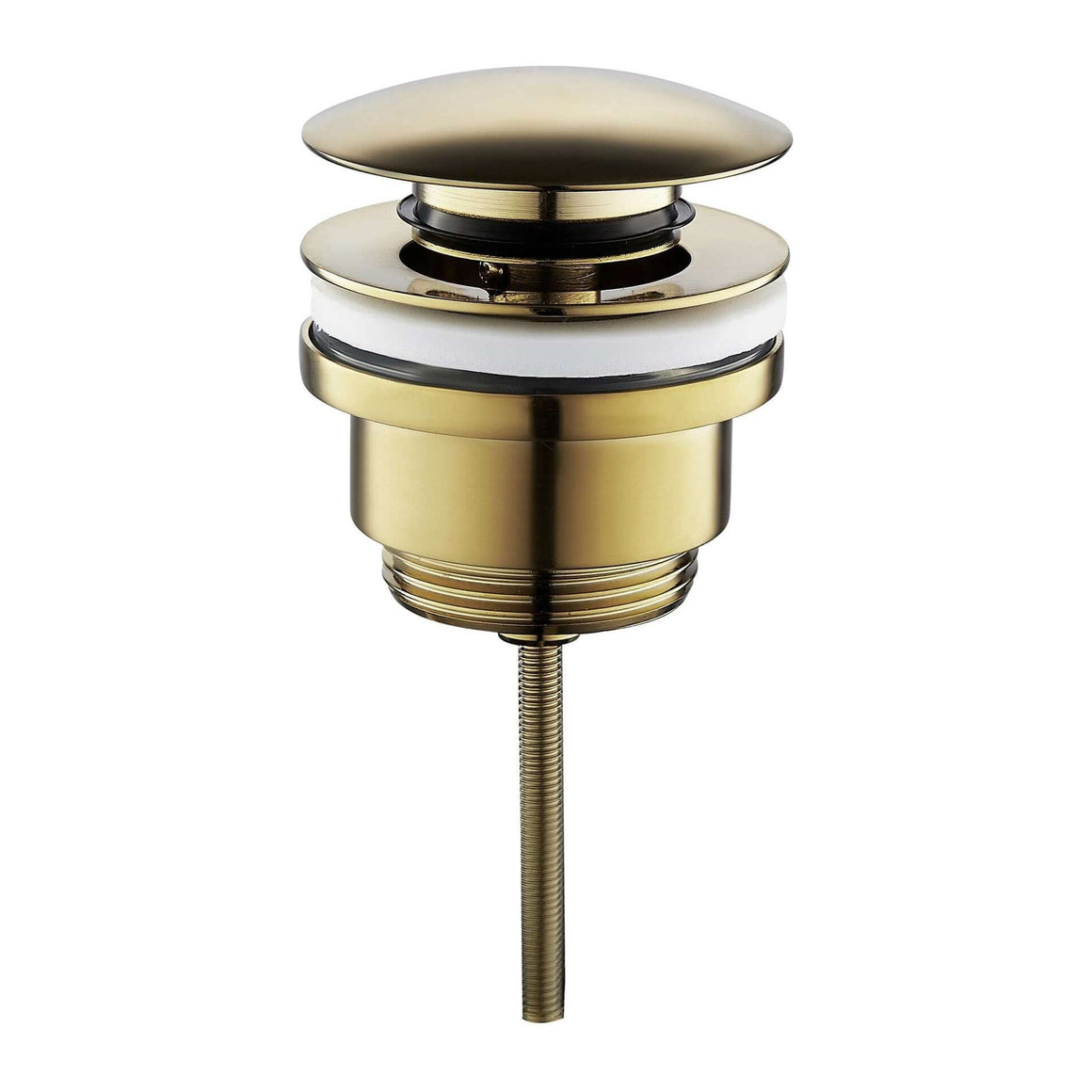 Wiesbaden UniMatch clickwaste afvoerplug 5/4" geborsteld messing PVD - productfoto