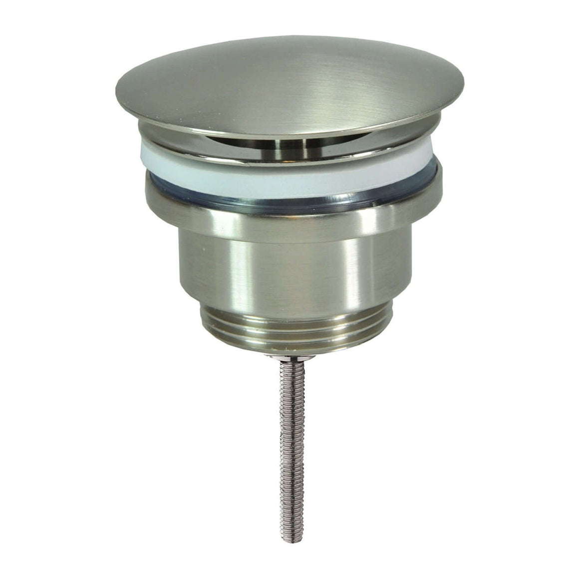 Wiesbaden UniMatch open afvoerplug 5/4'' geborsteld staal - productfoto