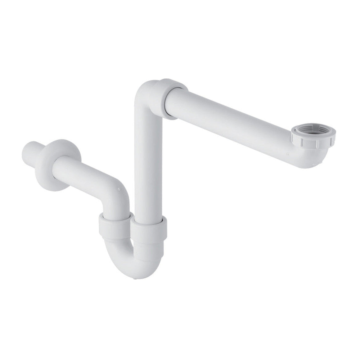 Geberit ruimtebesparende wastafelsifon 40 mm 40 mm Alpine wit