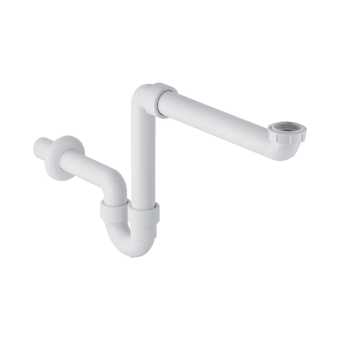 Geberit ruimtebesparende wastafelsifon 40 mm 40 mm Alpine wit