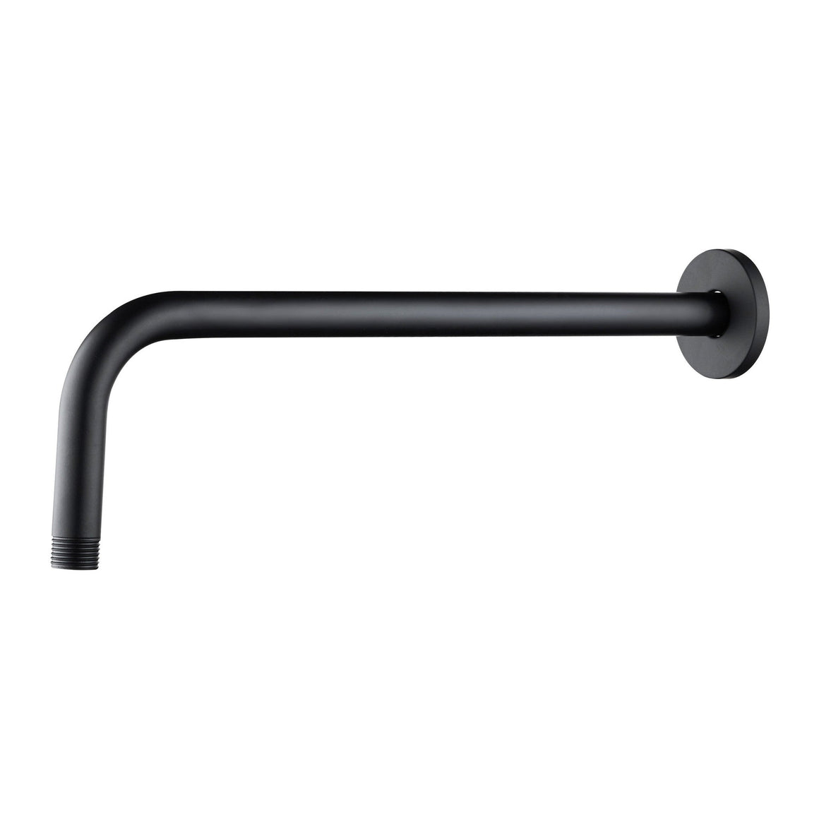 Aloni rainshower wandarm – gebogen - mat zwart - productfoto #variant_56365648216388
