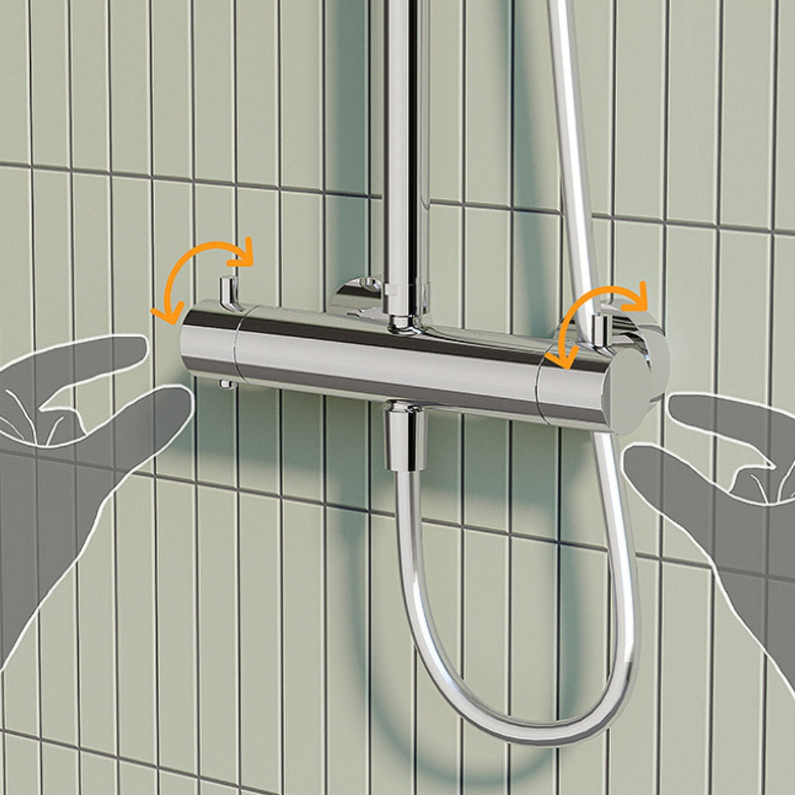 VitrA AquaHeat Bliss Doucheset